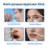 50pcs Nasal Wax Stick with 20pcs Mustache Stickers Depilation Nasal Wax Applicator for Nostril Cleaning Ear Depilator Accessories Beeswa view 3