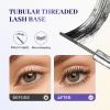 2026 New Iron Wand Mascara, 3D Curling Wand Mascara, Black Washable Metal Mascaras, Long-Lasting Waterproof 3D Curling Eyelash Iron Mascaras with No Flaking (Black#1Pcs) view 3