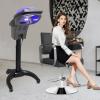 Hair Steamer, 7 Light Professional Standing Deep Conditioning Hair Steamer with Care Hood, 700W Height Adjust Ozone Household Hair Care Oil Treatment Dyeing Machine for Salons, Barbershops view 4
