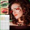 12 Pcs Eyeliner Brush Set Fine Point Thin Eye Makeup Eyeliner Brush Slanted Makeup Gel Eye Liner Brushes Angled Flat Gel Eyebrow Brushes Fine Bent Make Up Tools for Women Girls Cosmetic Applicator view 4