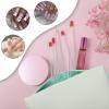 4 Pcs Rubber Tipped Cuticle Pusher, Dual-Ended Tipped Nail Art Tool, Red Hard Manicure Sticks, Nails Cleaner Tool, Remover Tools for Nail Care Polishing view 4