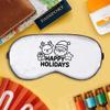 Azeeda 'Happy Holidays with Cute Santa' Sleep/Travel Eye Mask (EY00033949) view 2