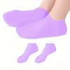 1 Pair Silicone Socks for Dry Cracked Feet, Women's Foot Socks for Moisturizing view 1