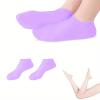 1 Pair Silicone Socks for Dry Cracked Feet, Women's Foot Socks for Moisturizing view 4