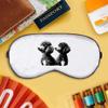 Azeeda 'Two French Poodle Dogs Portrait' Sleep/Travel Eye Mask (EY00033957) view 2