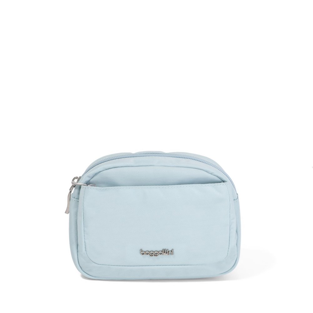 Baggallini Small Pocket Cosmetic - Lightweight 6x4 Makeup Bag - Travel Essentials Makeup Organizer
