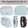 Baggallini Small Pocket Cosmetic - Lightweight 6x4 Makeup Bag - Travel Essentials Makeup Organizer view 4