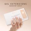 Kiara Sky Gel Nail Extension Tips Natural Cover, 504 pieces, Square shape, Medium (M) view 2