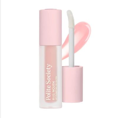 Polite Society - B.I.G. Mouth High-Shine Plumping Lip Oil Gloss Hydrating, Non-Sticky, Volumizing Lip Treatment for Smooth and Fuller-Looking Lips - Color: The O.G. (clear)