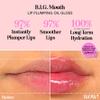 Polite Society - B.I.G. Mouth High-Shine Plumping Lip Oil Gloss  Hydrating, Non-Sticky, Volumizing Lip Treatment for Smooth and Fuller-Looking Lips - Color: The O.G. (clear) view 3