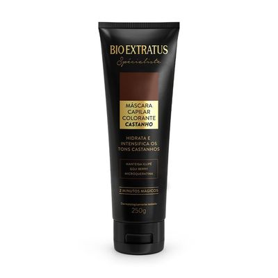 Bio Extratus - Linha Specialiste - Mascara Colorante Castanho 250 Gr - (Specialiste Collection - Brown Color Mask Net 8.81 Oz)