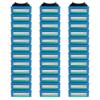 36 Blades Replacement Parts for GL-Fusion 5 Style Razors (Blue-Green), Wet Razors Men's Blades Value Packs view 1