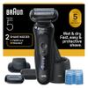 Braun Series 5 Electric Shaver for Men, Wet & Dry Foil Razor, 4-in-1 Clean & Charge Center, Precision Trimmer Attachment, Replacement Shaver Head, Black 5165ps view 1