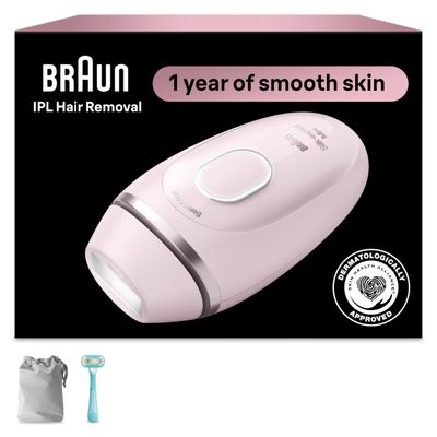 Braun IPL Mini, SilkExpert Mini, IPL Hair Removal for Women and Men, Permanent Laser Hair Reduction At-Home, IPL1111