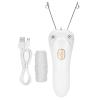 ZAICOLER Electric Threading Epilator Hair Remover, 500mAh USB Charging Cotton Thread Epilator with Host Cotton Thread USB Cable for Body Facial Pull Face Shaver for Women Pink Gold (Gold) view 1