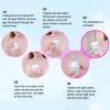 ZAICOLER Electric Threading Epilator Hair Remover, 500mAh USB Charging Cotton Thread Epilator with Host Cotton Thread USB Cable for Body Facial Pull Face Shaver for Women Pink Gold (Gold) view 3