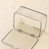 AZHABINWA Desktop transparent storage box flip style view 2