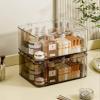 AZHABINWA Desktop transparent storage box flip style view 4