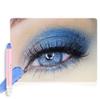 2in1 Shimmer Cream Eye Shadow Stick - Royal Blue, Eyeliner Pencil Eyeshadow Palette Makeup, Waterproof Long Lasting Brightener, Crease Proof & Smudge Resistant, Cream Eyeshadow with Built-in Smudger view 1