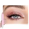2in1 Shimmer Cream Eye Shadow Stick - Rose Shimmer, Eyeliner Pencil Eyeshadow Palette Makeup, Waterproof Long Lasting Brightener, Crease Proof & Smudge Resistant, Cream Eyeshadow with Built-in Smudger view 1