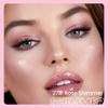 2in1 Shimmer Cream Eye Shadow Stick - Rose Shimmer, Eyeliner Pencil Eyeshadow Palette Makeup, Waterproof Long Lasting Brightener, Crease Proof & Smudge Resistant, Cream Eyeshadow with Built-in Smudger view 2