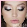 2in1 Shimmer Cream Eye Shadow Stick - Pearl White, Eyeliner Pencil Eyeshadow Palette Makeup, Waterproof Long Lasting Brightener, Crease Proof & Smudge Resistant, Cream Eyeshadow with Built-in Smudger view 2