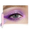 2in1 Shimmer Cream Eye Shadow Stick - Violet, Eyeliner Pencil Eyeshadow Palette Makeup, Waterproof Long Lasting Brightener, Crease Proof & Smudge Resistant, Cream Eyeshadow with Built-in Smudger view 1