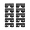 10pcs Black Fast Feed Ceramic Blades Replacement Blades, Compatible For OSTER, Fast Feed Clipper A5 Grooming Clippers Movable Blade view 1