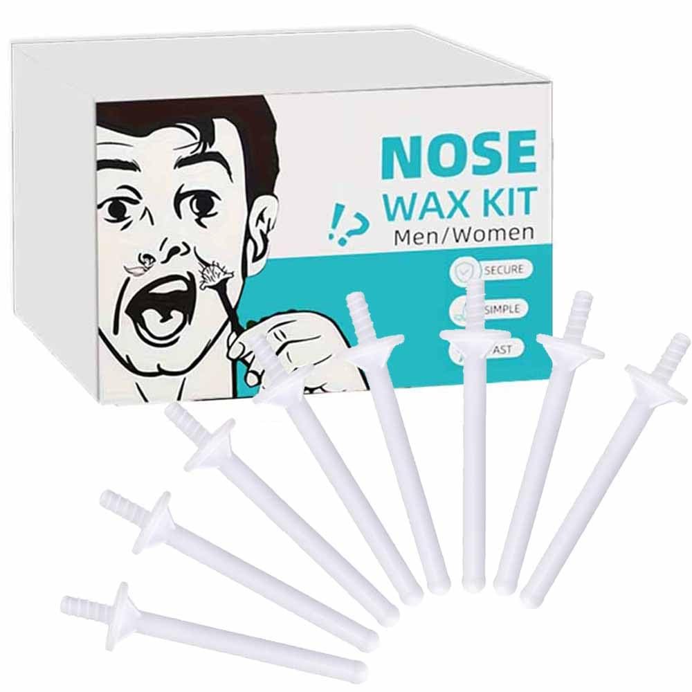 50pcs Wax Sticks, Professional Hair Removal Applicators for Nostril, Nasal, Ear, Face, Eyebrows, Men and Women