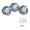 3pcs Replacement Head Blade,Compatible For Philips,Compatible For Norelco, Electric Shaver HQ9080 HQ9070 HQ8240/8260 PT920 8140XL 8150XL 8160XL 8170XL view 2