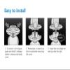 1set Shaver Head, Compatible For Philips, RQ12 RQ10 RQ11 RQ32,Compatible For Norelco, SensoTouch 3D RQ1250cc RQ1260cc RQ1290cc RQ1150 RQ1130 RQ1175 RQ1185 view 4