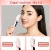 Dermaplane Razor for Women Face, Rechargeable Dermaplane Razor with LED Light, Edge Technology for Facial Hair, Exfoliating and Peach Fuzz-4 Refill Blades & 2 Microsmooth Exfoliation Tips view 2