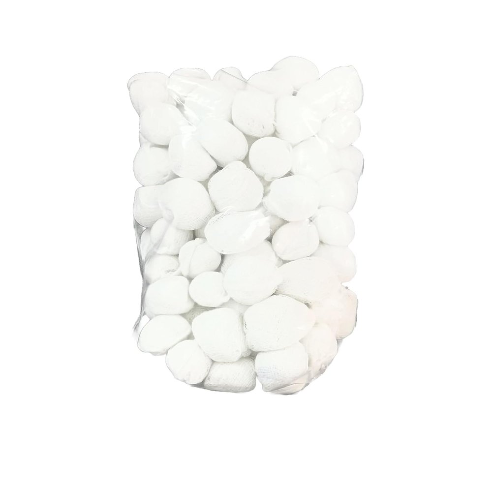 Cotton Multipurpose Gauze Balls 50 Count - Highly Absorbent, Cleansing Pads for Wound Care,