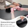 AGFKXO Portable Nail Table, Foldable Mesa de Manicura Profesional Nail Desk with 4 Lockable Wheels/Wrist Pad, Manicure Table for Travel Nail Art, SPA Nail Art, Etc,Black1~with Vacuum Cleaner view 4