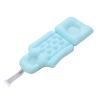 Bathtub Cushion for Adults, Soft Breathable Folding Headrest Back Support Bath ow, 3D Mesh Cloth Spa Cushion with Foam, for e scle Relaxation (Blue) view 3