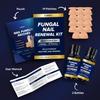 Toenail Fungus Treatment Extra Strength: 25% Undecylenic Acid & Tea Tree Oil - Repairs Yellow Thick Brittle Toe and Fingernails - 2 Bottles with 14 Patches view 4