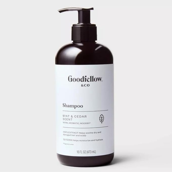 Goodfellow & Co Shampoo, Moroccan Mint & Cedar Scent - Warm, Aromatic & Woodsy - 16 fl oz (Single Unit)
