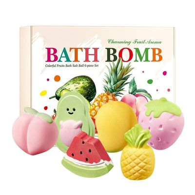Bath Bombs Fruit Shaped Scented Natural Relaxing Bath Bombs Aromatherapy Bubble Bath & Fizzy Gifts for Spa, Birthday & Stocking Stuffers