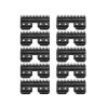 10pcs Black Fast Feed Ceramic Blades Replacement Blades, Compatible For OSTER, Fast Feed Clipper A5 Grooming Clippers Movable Blade view 2