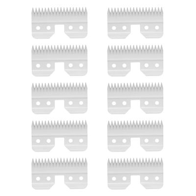 10pcs/lot 18 Teeth Ceramic Cutter Dog Grooming Blade Hair Clipper Blade Ceramic Cutters Pet Grooming Scissors
