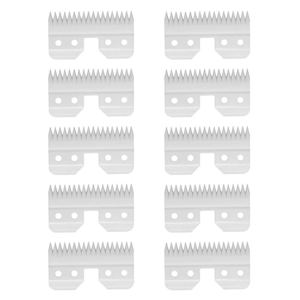 10pcs/lot 18 Teeth Ceramic Cutter Dog Grooming Blade Hair Clipper Blade Ceramic Cutters Pet Grooming Scissors