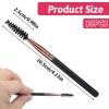 10Pcs Spoolies Mascara Brush, Mascara Brush Wands Makeup Lash Spoolies Set, Reusable Eyelash Eyebrow Spoolie Brushes for Extensions view 2