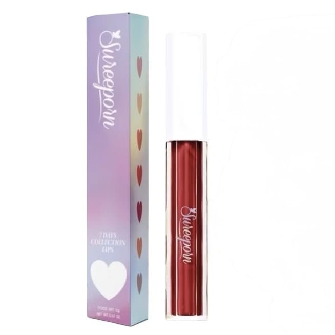 7 Days Collection Liquid Lipstick  Soft Matte Finish, Long-Wearing, Lightweight Comfort Formula  7 Shades (01 Monday)
