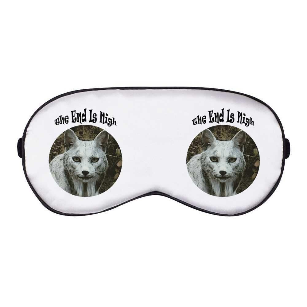 Azeeda 'The End is Nigh Iberian Lynx' Sleep/Travel Eye Mask (EY00033968)