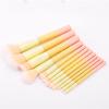 12pcs Makeup Brushes Set Powder Foundation Eyeshadow Make Up Brushes Plastic Handle Synthetic Hair view 2