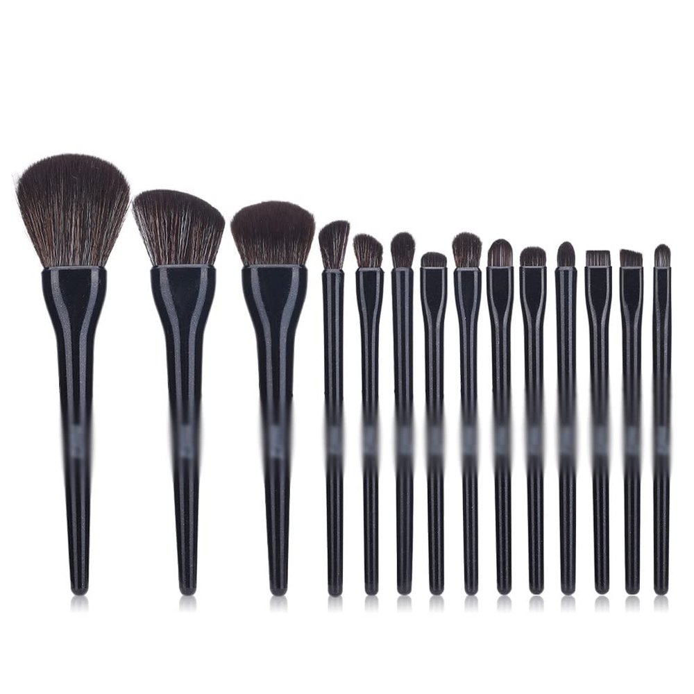 14PCS Black Makeup Brushes Set Professional Foundation Powder Eyeshadow Beauty Cosmetic Soft Make Up Brush Tools Kits