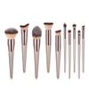 10PCS Champagne Color Makeup Brushes Set Soft Bristle Cosmetics Brushes Makeup Artist Tool Complete Set Makeup Brushes view 1