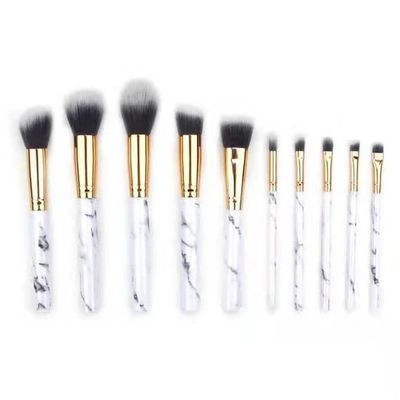 10 Pcs Soft Set Of Makeup Brushes Kits for Highlighter Eye Cosmetic Powder Foundation Eyebrows Eye Shadow(E)