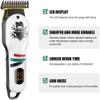 YHNNH Hair Cutting Tool, Clipper Cordless Machine Professional Barber Adjustable Trimmer Digital Display for Men view 3