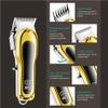 YHNNH Men's Hairdressing Tools, Professional Hair Clippers, Adjustable Cordless Electric Hair Clippers.(Silver) view 2